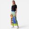 Woman Relax Pants - Blue : The Jolly Tiger under the Canopy