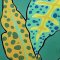Woman Relax Pants - Green : The Emerald Jungle Camo