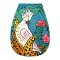กางเกงกระโปรง - สีเขียว : ลายคอกคาทูระบำพฤกษา