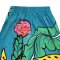 กางเกงกระโปรง - สีเขียว : ลายคอกคาทูระบำพฤกษา