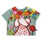 เสื้อครอปผู้หญิง - สีเขียว : ลายดัลเมเชียนเจ้าหญิงแห่งมวลดอกไม้