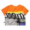 Woman Crop Top - Orange : Chaos & Order