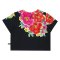 Woman Crop Top - Black : The Blooming Gaze