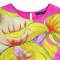 Woman Crop Top - Pink : Orchid Rhapsody