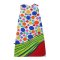 Multicolor Sleeveless dress : Multicolor Elements on  Woman Face by Picasso