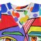 Multicolor Sleeveless dress : Multicolor Elements on  Woman Face by Picasso
