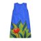 Bule Sleeveless dress : Orange Tulip Garden