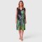 Woman Sleeveless Dress - Black : Jaguar in The Wild