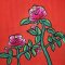 Woman Sleeveless Dress - Red : Pink rose bloomed in the garden.