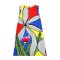Woman Sleeveless Dress - Multicolor : Woman And Pink Tulips