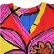 Woman Sleeveless Dress - Multicolor : Pink haired girl with guitar