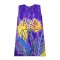Woman Sleeveless Dress - Purple : Night Blooming Vanda