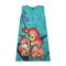 Woman Sleeveless Dress - Green : Swaying in the Gladiolus Garden