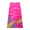 Woman Sleeveless Dress - Pink : Iris of the Dawn