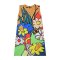 Woman Sleeveless Dress - Brown : Pop Flower
