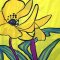 Woman Sleeveless Dress - Yellow : Golden Poppy of Summer