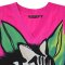 Woman Sleeveless Dress - Pink : Zebra Fantasia