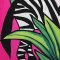 Woman Sleeveless Dress - Pink : Zebra Fantasia