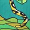 Woman Sleeveless Dress - Green : Roar of the Green Wilderness