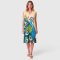 Woman Sleeveless Dress - Gold : The Proud Peacock
