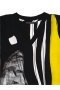 Woman Dress - Black : Yellow and black Abstract art