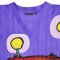 Women Dress - Purple : Dog in a Violet Dreamscape
