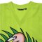 Women Dress - Green : Flamingo in the Verdant Dreamscape