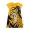 Woman Dress - Yellow : Yellow Cheetah in the Shade