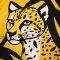 Woman Dress - Yellow : Yellow Cheetah in the Shade