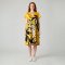 Woman Dress - Yellow : Yellow Cheetah in the Shade
