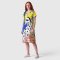 Woman Dress - Yellow : Dalmatian Daydream