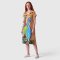 Woman Dress - Brown : Proud as a Peacock