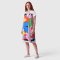 Woman Dress - White : Rhythm in Pieces