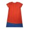 เดรสผู้หญิงแขนสั้น - สีน้ำตาล : ลายปริศนาแห่งสุภาพสตรีสวมหมวก