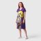 Woman Dress - Purple : Mystic Owl under the Full Moon
