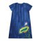 Woman Dress - Blue : Blooming Lotus on Indigo Waters