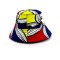 Multicolor Bucket Hat : Woman's Tri-Color Face