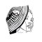 Black Bucket Hat : Graphic Woman