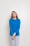 เสื้อยืด [สีฟ้าทะเล] คอกลม แขนยาว Cotton แท้100% No. 32 เสื้อยืดแขนยาว