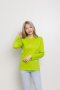 เสื้อยืด [สีเขียวมะนาว] คอกลม แขนยาว Cotton แท้100% No. 32 เสื้อยืดแขนยาว