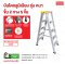 บันไดอลูมิเนียม2ทางขึ้น บันได5ขั้น บันไดช่าง บันไดพับได้ Happy Move 52208