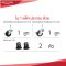 ล้อยางดำสังเคราะห์ 2.5 นิ้ว สำหรับราวตากผ้า รับน้ำหนัก 35 กก./ลูก แถมพุ๊ก 1 นิ้ว 2ตัว PAREO