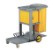 รถเข็นแม่บ้านทำความสะอาด พร้อมกล่องล็อกกุญแจJanitor Trolley HORECAT 54866