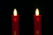 LED Candlestick  RED Warmwhite with Remote เชิงเทียนแอลอีดี สีแดง ปิด-เปิด ด้วยรีโมท ใส่ถ่าน ปลอดภัย นำโชค นำลาภ เป็นของฝากให้ญาติผู้ใหญ่ได้ในทุกโอกาส
