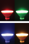 หลอดแอลอีดี พาร์ ขนาด 3, 6 และ 9 วัตต์ เปลี่ยนสีได้ด้วยรีโมท ขั้ว E27 สำหรับงานตกแต่งภายใน LED Par RGB 