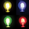 LED Filament Color หลอดแอลอีดี ฟิลาเมนต์ ขนาด 4 วัตต์ สีน้ำเงิน สีเหลือง สีเขียว สีแดง ขั้วE14 และ E27