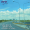 TAPERED STEEL LIGHTING POLE เสาไฟฟ้ากิ่งเดี่ยว  เสาไฟฟ้ากิ่งคู่ สูง 5-12 m กิ่ง 1.5" กิ่ง 2.0"