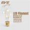 LED Filament Dimmable GLS 4w Warmwhite E27 หลอดแอลอีดี ฟิลาเมนต์ ปรับหรี่แสงด้วยสวิตซ์ดิม ทรง GLS ขนาด 4วัตต์ แสงเหลืองวอร์มไวท์ E27