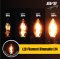 LED Filament Dimmable E14      หลอดแอลอีดี ฟิลาเมนต์ ปรับหรี่แสง ใช้ร่วมกับสวิตซ์ดิม ทรง เปลวเทียน ขนาด 4วัตต์ แสงวอร์มไวท์ E14