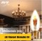 LED Filament Dimmable E14      หลอดแอลอีดี ฟิลาเมนต์ ปรับหรี่แสง ใช้ร่วมกับสวิตซ์ดิม ทรง เปลวเทียน ขนาด 4วัตต์ แสงวอร์มไวท์ E14